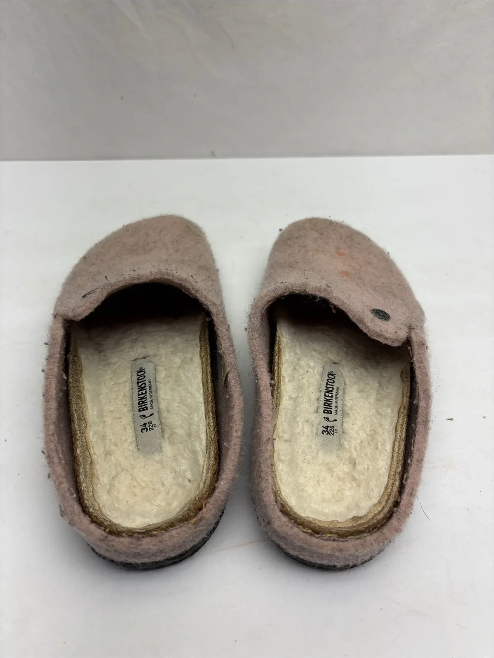 Birkenstock Kids Cozy Wool Slip-On Slippers , SZ 3 little girl, box 16